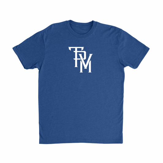 Blue TPVM Logo Tee