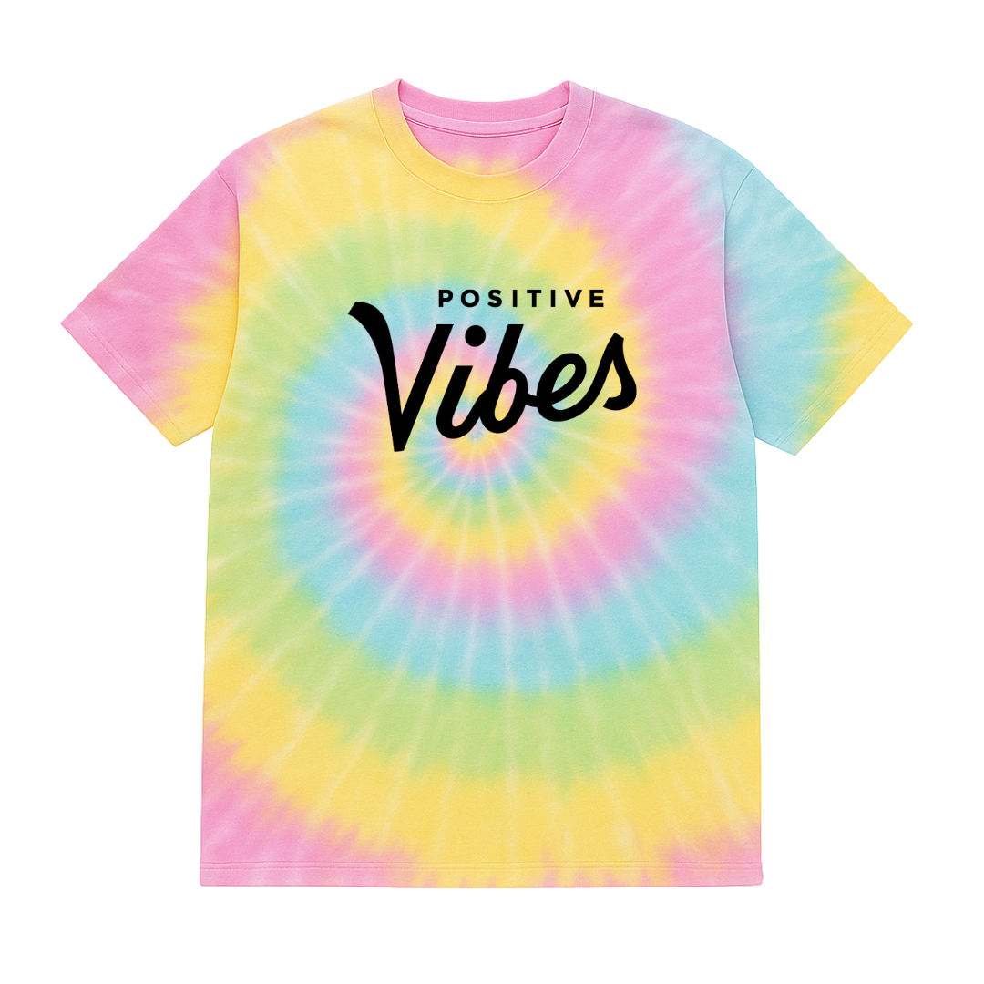 Positive Vibes Tye Dye Tee