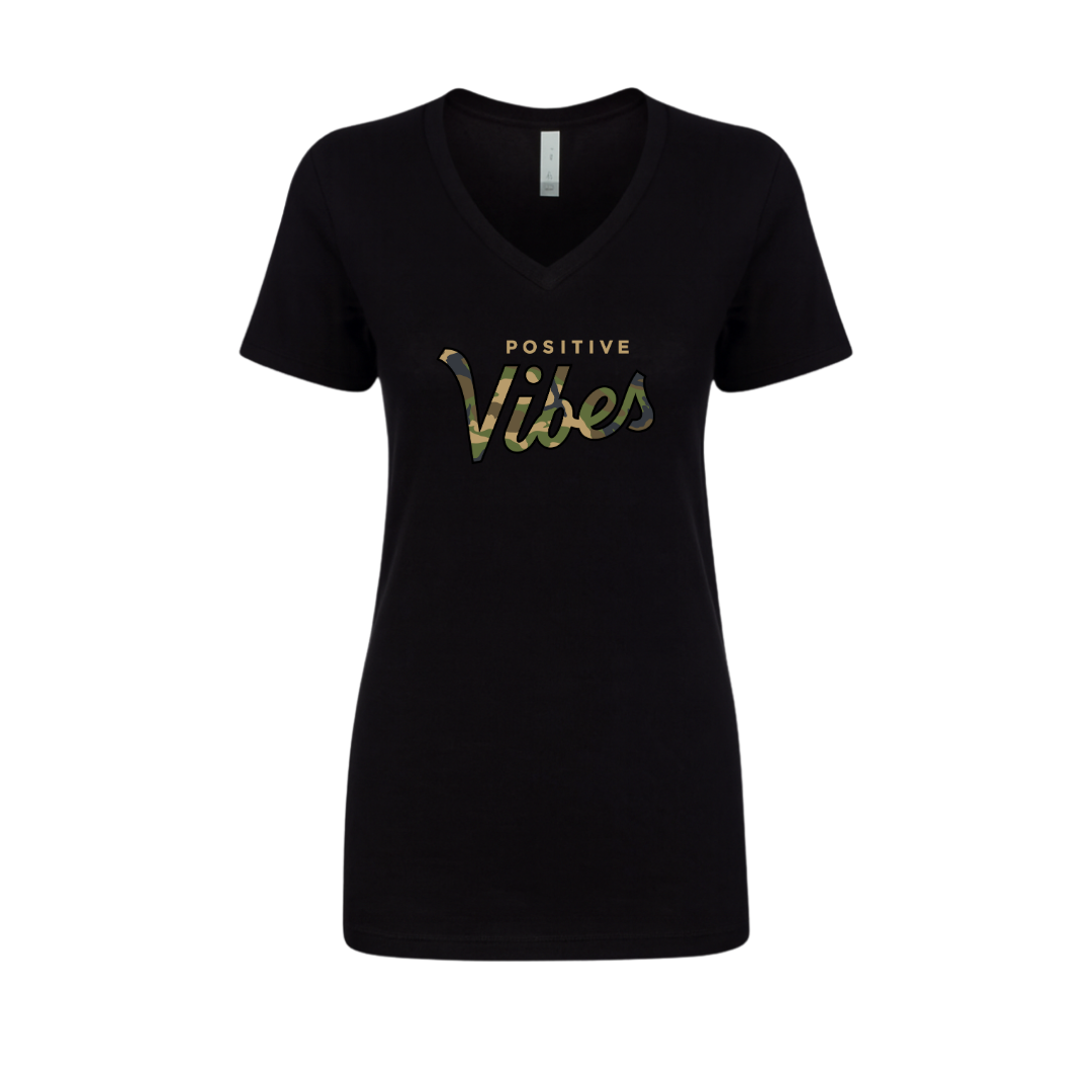 Positive Vibes V Neck