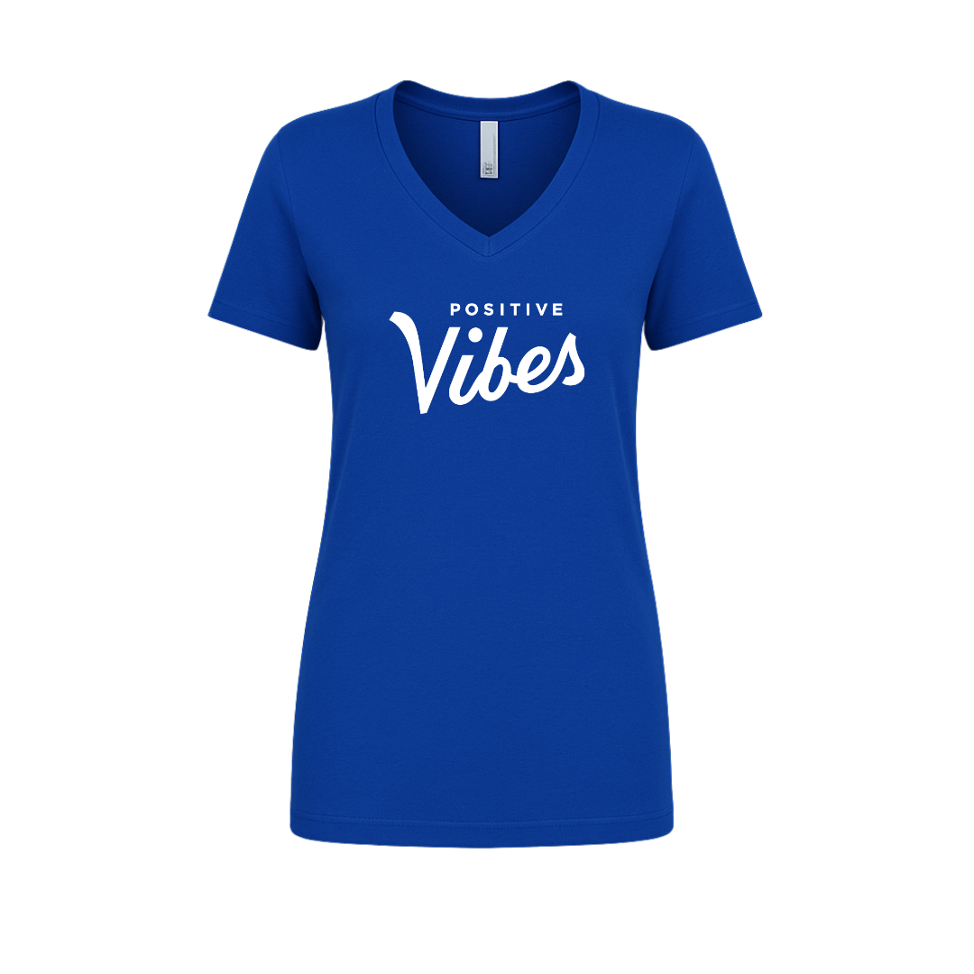Positive Vibes V Neck