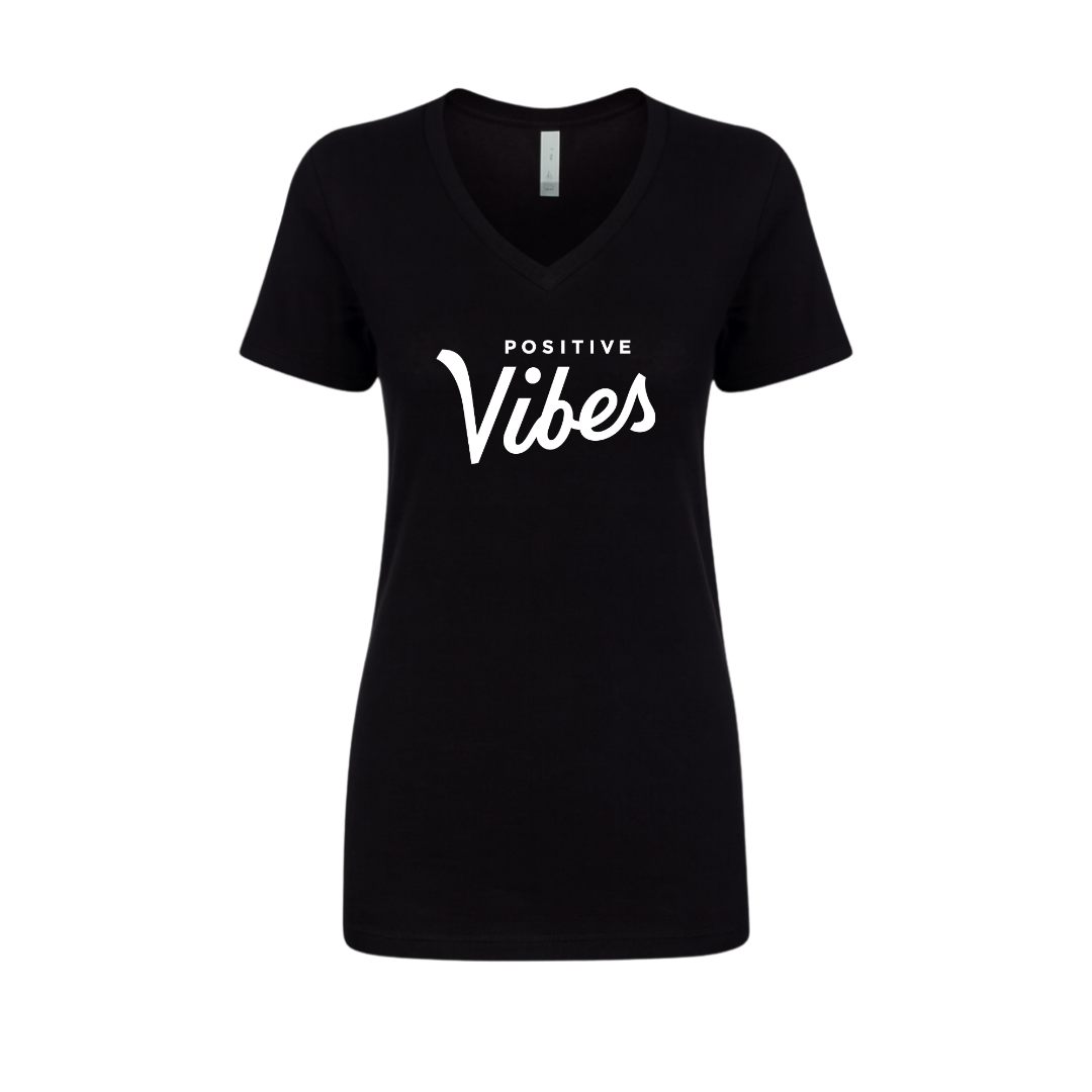 Positive Vibes V Neck