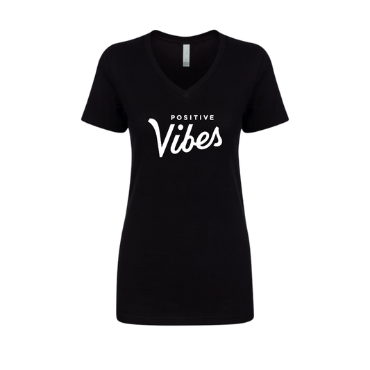 Positive Vibes V Neck