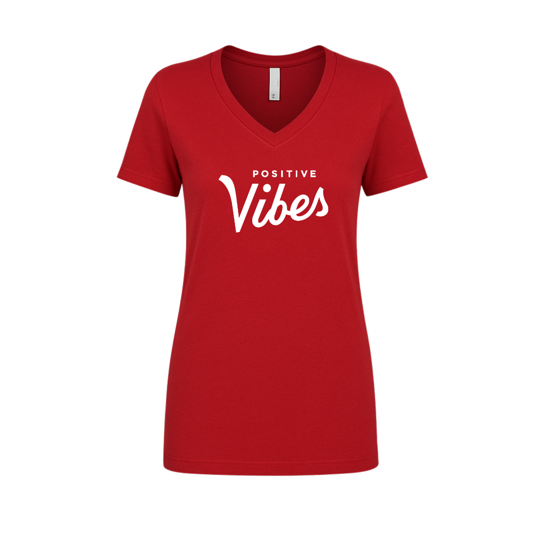 Positive Vibes V Neck