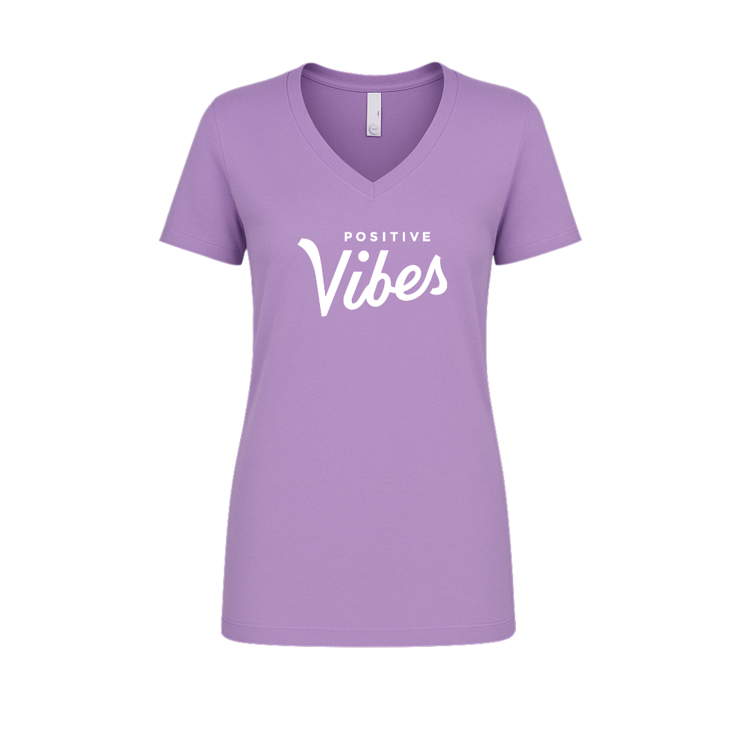 Positive Vibes V Neck