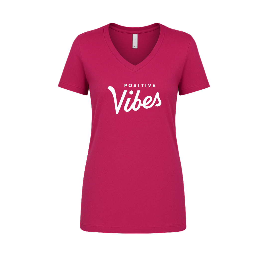 Positive Vibes V Neck