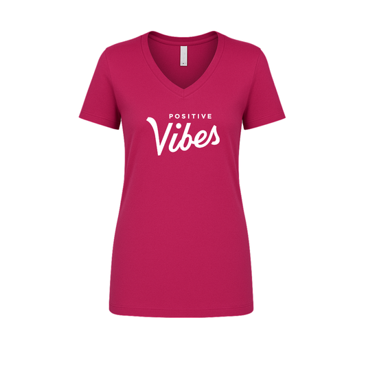 Positive Vibes V Neck