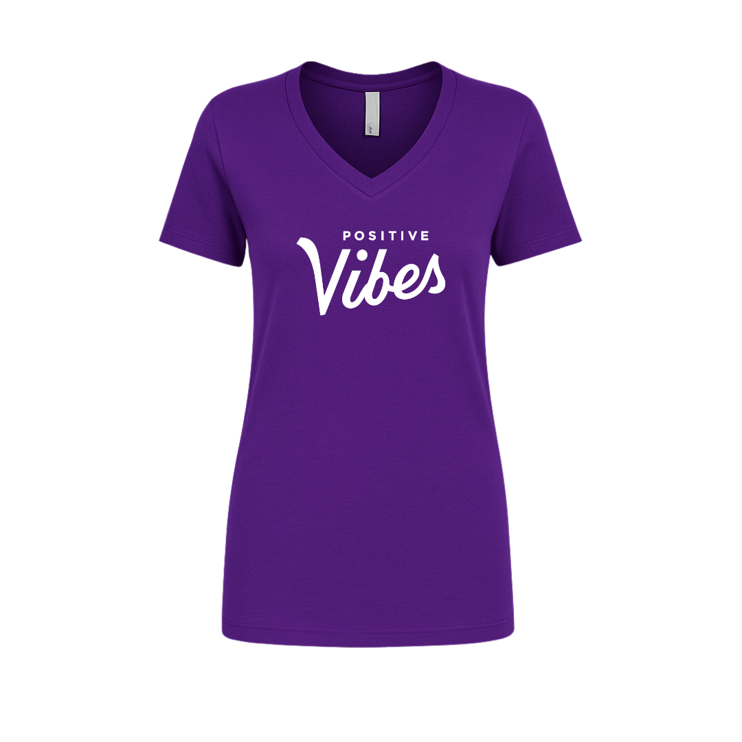 Positive Vibes V Neck