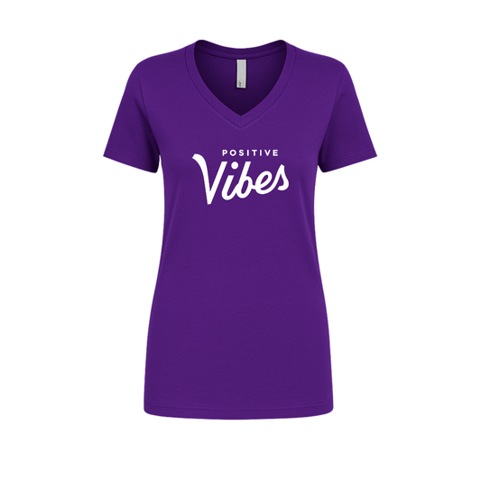 Positive Vibes V Neck