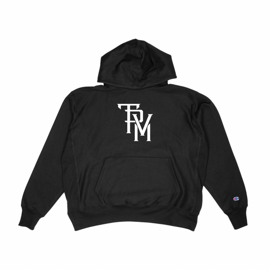 Black TPVM Logo Hoodie